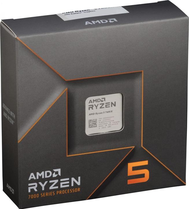 Actual product image AMD Ryzen 5 7600X (AM5, 4.70 GHz, 6 -Core)