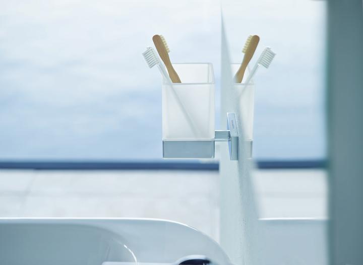 Immagine prodotto Duravit Portabicchieri KARREE in vetro cromo opaco