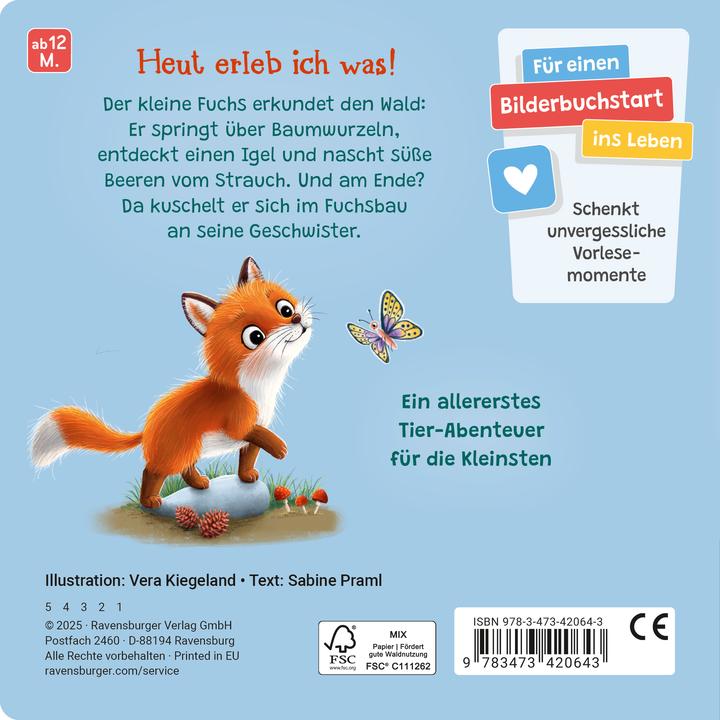 Produktbild Ravensburger "Hallo, hier bin ich!" - "Hallo, hier bin ich!", ruft der kleine Fuchs (Deutsch)