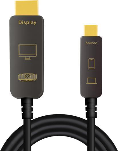 Produktbild LogiLink USB 3.2-Kabel USB-C/HDMI 15m (15 m, HDMI)