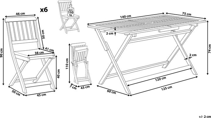 Produktbild Beliani Cento (140 cm)