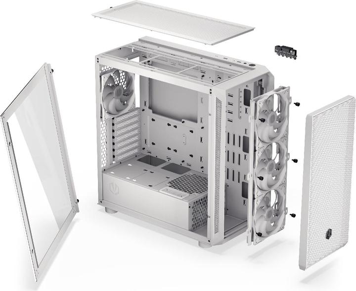 Actual product image Endorfy ARX 700 ARGB White (weiss) (mATX, ATX, Mini-ATX)