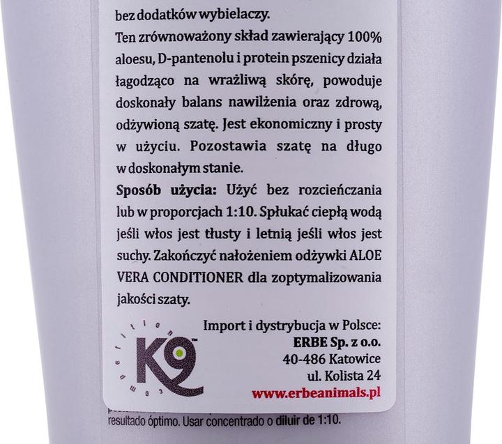 Produktbild K9 Shampoo Whiteness 300Ml Aloe Vera - (718.0530) (Katze, Hund, 300 ml)