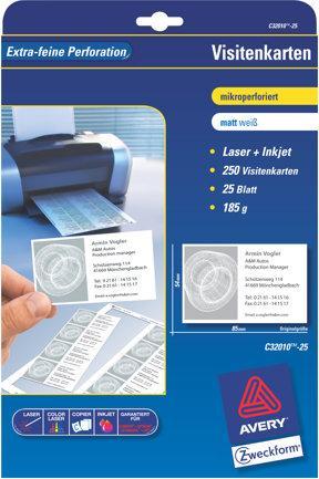 Produktbild Avery Klassisch (185 g/m², 250 x, A4)