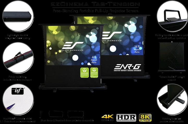 Produktbild Elite Screens ezCinema Tab Tension (80", 16:9)