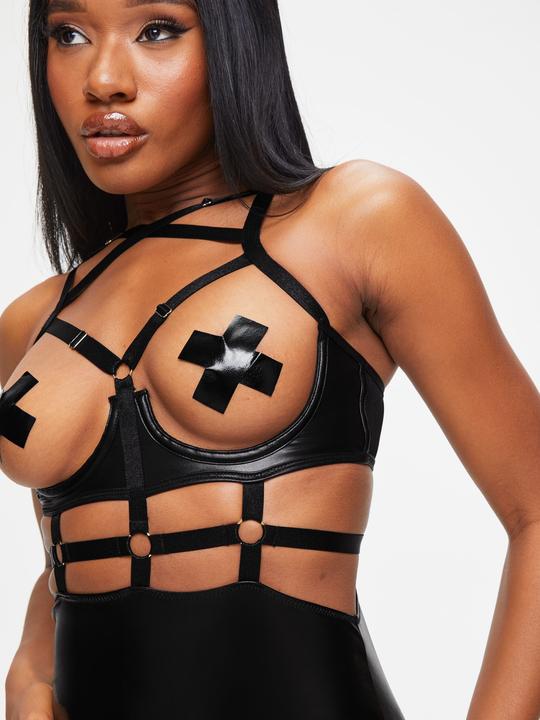 Image du produit Ann Summers Robe en Wetlook 'The Minx' - noir (M)