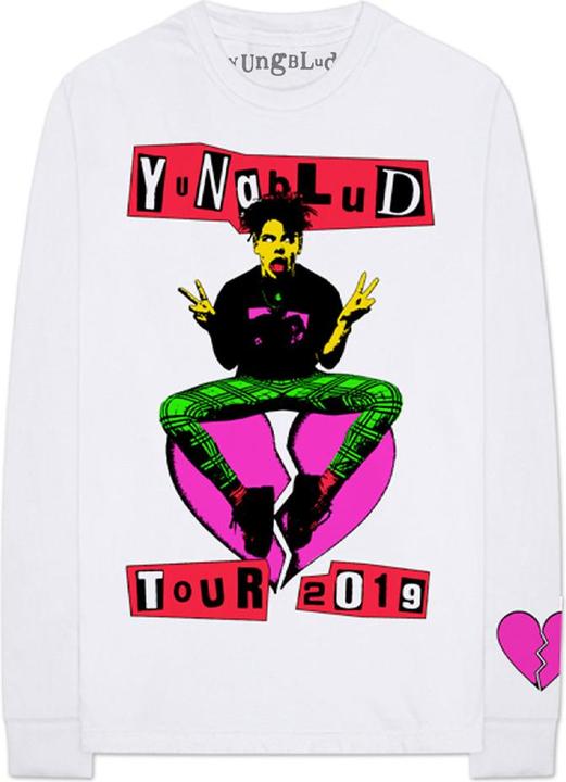 Produktbild Yungblud Erwachsene Tour Rücken & Ärmel Druck Baumwolle Langarm TShirt (L)