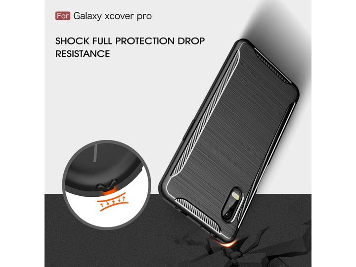 Immagine prodotto Screenguard Samsung Galaxy XCover Pro Cover Carbon Brushed Soft TPU (Samsung Galaxy Xcover Pro)