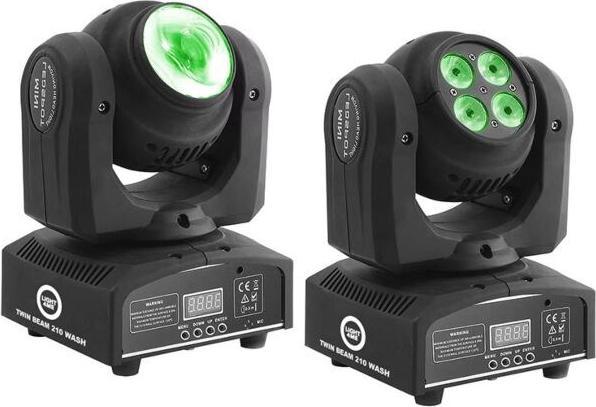 Produktbild No Name LIGHT4ME TWIN BEAM 210 WASH mini moving head L