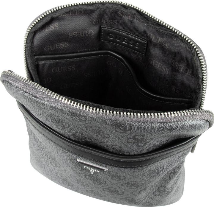 Actual product image Guess Vezzola Grain Double Crossbody Flat Shoulder Bag