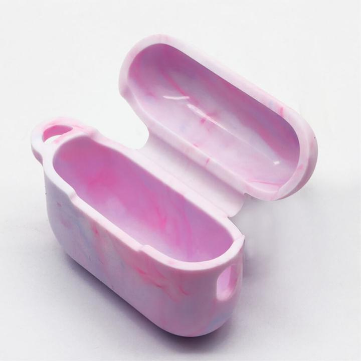 Produktbild Cover-Discount AirPods Pro 2 - Silikoncase Schutzhülle Marble rose (Kopfhörer Hülle)