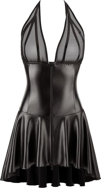 Produktbild Noir Handmade Wetlook-Kleid mit Powernet (S)