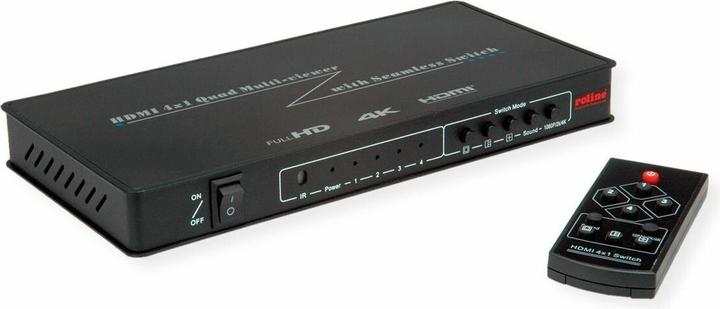Produktbild Roline HDMI 4x1 QUAD Multi-Viewer Switch