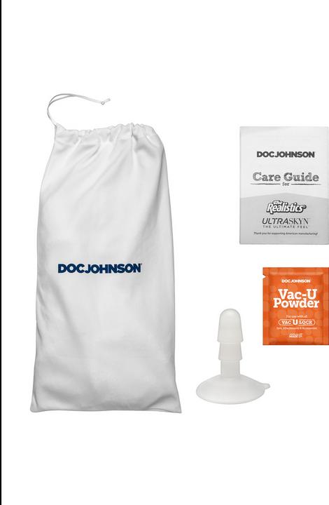 Actual product image Doc Johnson Chad White 8.5 Inch ULTRASKYN Cock