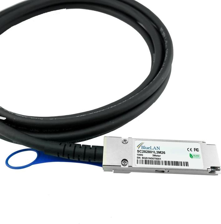 Produktbild BlueLAN HPE 834973-B22 kompatibles DAC QSFP28 SC282801L1M30