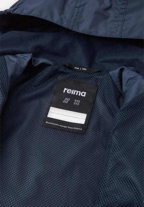 Actual product image Reima tec Kids Rain Jacket Soutu Navy (128)