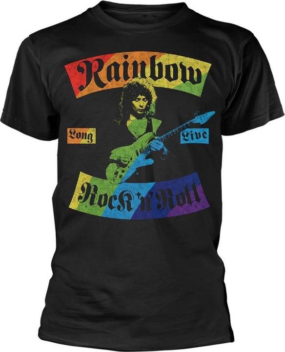 Actual product image Rainbow Long Live Rock N Roll TShirt (L)