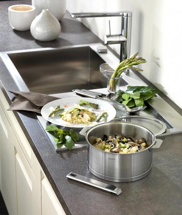 Image du produit Cristel Strate (20 cm, Casserole, Aluminium, Acier inoxydable)
