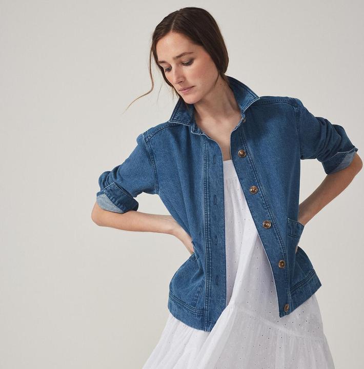 Actual product image La Redoute Collections Signature denim jacket with buttons (L)