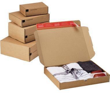 Colompac Versandkarton ® 2 Innenmasse: 14 x 4,3 x 10,1 cm (B x H x T) Karton braun (1 x)