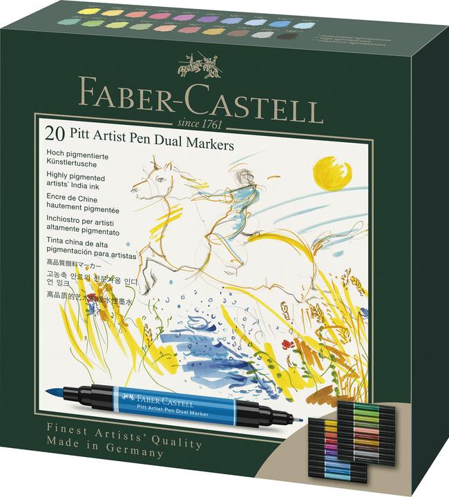Produktbild Faber-Castell Tuschestift (Mehrfarbig, 20 x)