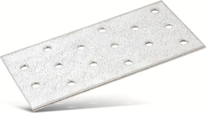 Actual product image Masterproof Perforated panel connector, 120x60x2mm,, steel, galvanised (Perforated plate, 1 pcs.)