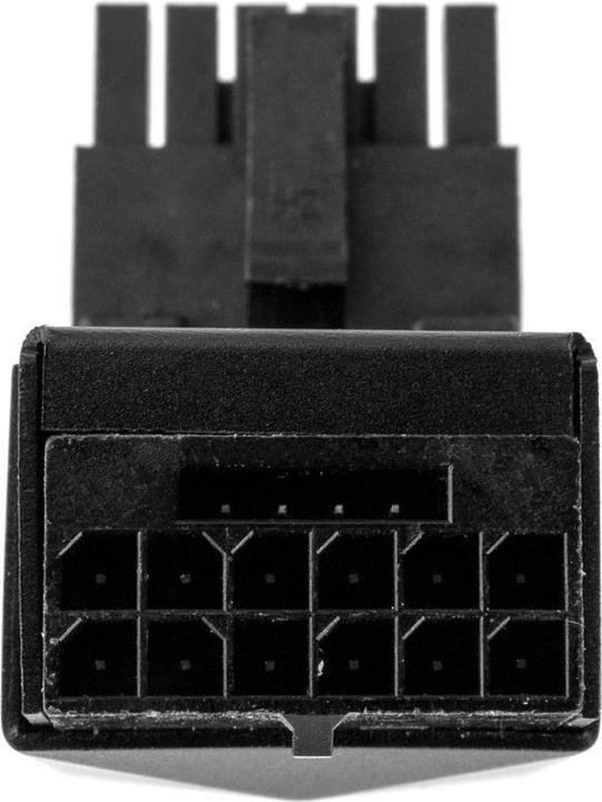 Actual product image Kolink Core Pro 12V-2x6 90 degree adapter - type 1, black