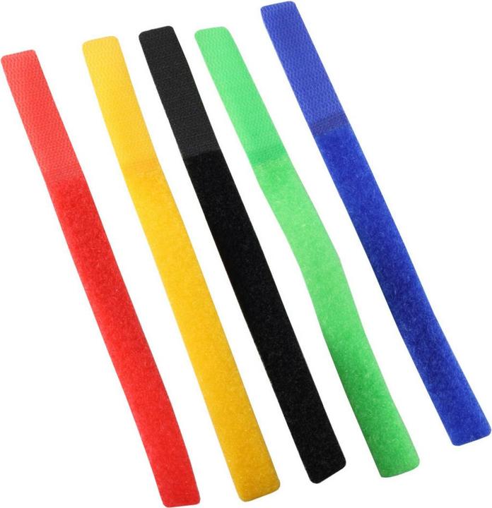 Shiverpeaks SHVP BS18-10003 Cable Tie 16x215mm Velcro Tape Set of 5 (Velcro cable ties, 215 mm, 5 pcs.)