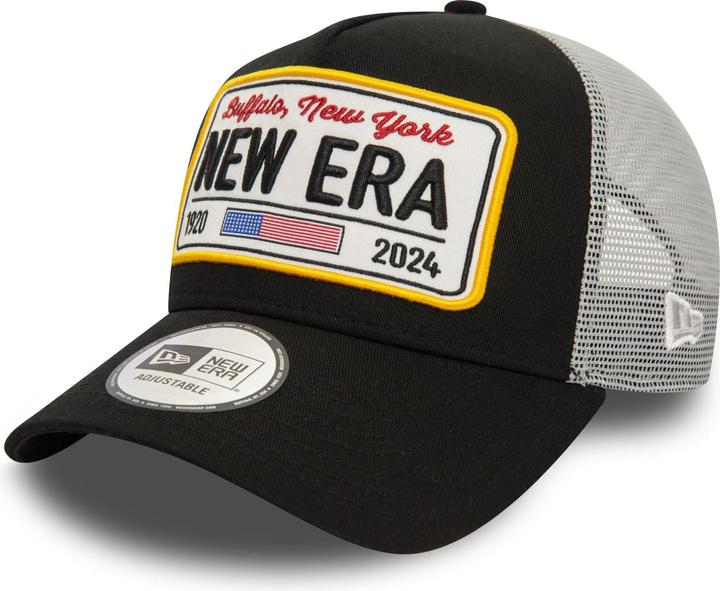 New Era A-Frame Mesh Trucker Cap - BRAND PLATE