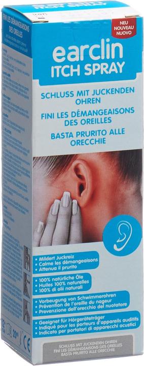 Actual product image Earclin ITCH spray