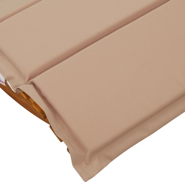 Produktbild VidaXL Sonnenliege Set aus 2 Taupe Massivholz Akazie Standard (3 cm)