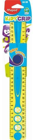 Image du produit Maped Règle plate Kidy Grip, 300 mm, en plastique (30 cm)