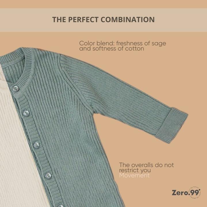Actual product image Zero.99 Baby Set 2 in 1, 2 Sleepsuits for Newborns (50, 56, 62, 68)