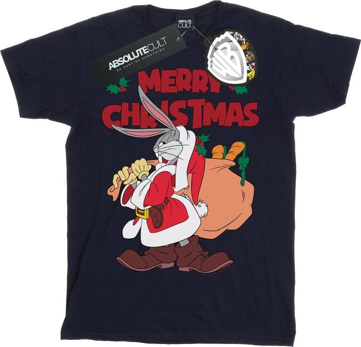 Looney Tunes Santa Bugs Bunny TShirt (M)
