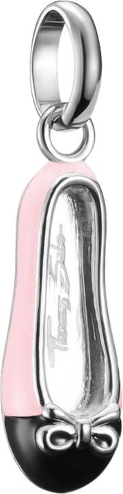 Thomas Sabo Charm-Anhänger Ballerina Pink Connect Silber (Silber 925, Emaille)