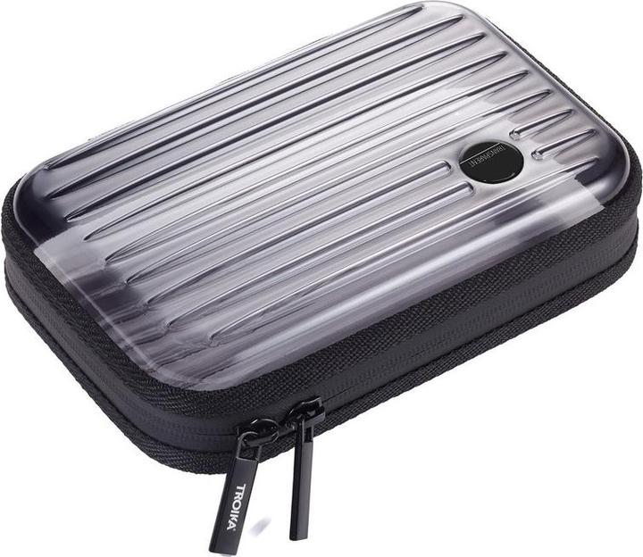 Troika CLEAR CASE Reiseetui, schwarz/transparent (Tasche)