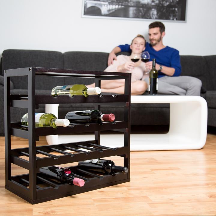 Produktbild Relaxdays Holz (52 x 25 x 52 cm, 20 Fl.)