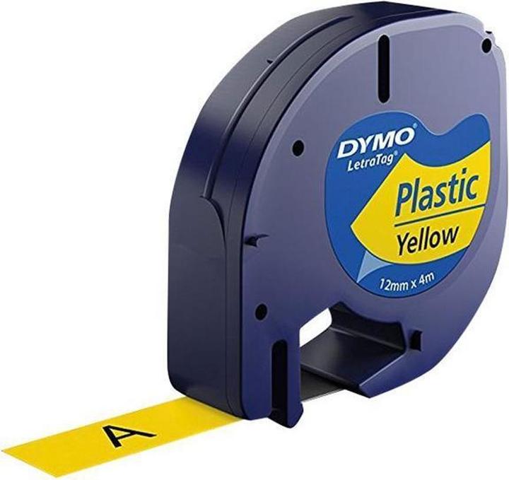 Produktbild Dymo S0721800 LetraTag 3er Set (1.20 cm, Weiss, Gelb, Silber)