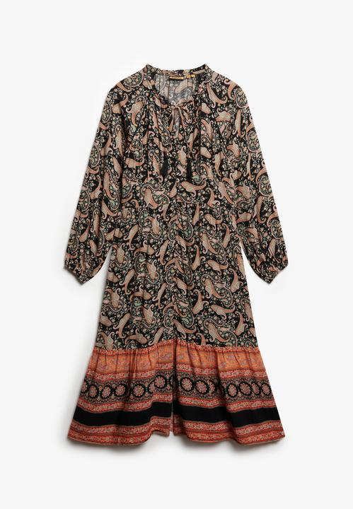 Produktbild Superdry Langärmeliges Midikleid mit Print (8)