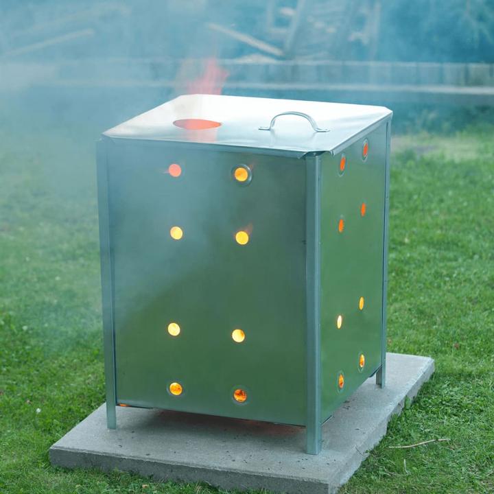 Actual product image Nature Spalarka ogrodowa stal galwanizowana 46x72cm okrągła