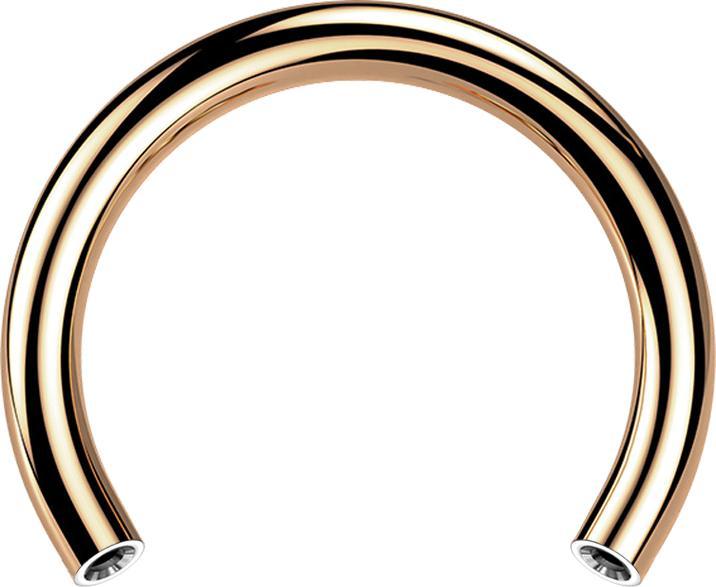 Immagine prodotto Star Piercing Micro Threadless Circular-Stab rosegold (Titanio G23)