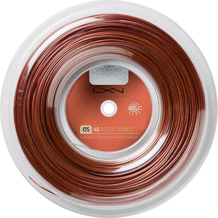 Actual product image Luxilon 4G String Roll Desert Bronze