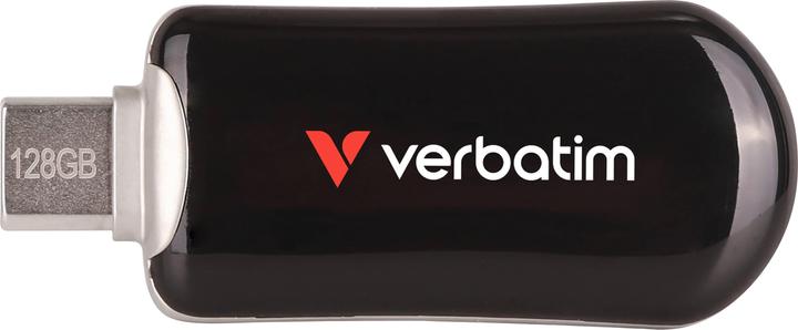 Image du produit Verbatim Plectra Black 128GB USB-C Flash Drive 30225 (128 Go, USB-C)