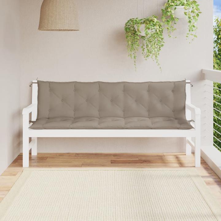 Produktbild VidaXL Gartenbank-Auflagen 2 Stk. O x ford-Gewebe (180 x 50 x 7 cm)