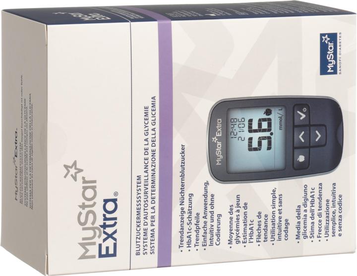 Produktbild MyStar Extra Kit Blutzuckermesssystem (Blutzuckermessgerät)
