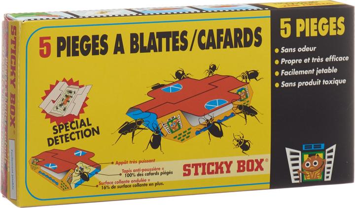 Actual product image Sticky Box cockroach trap