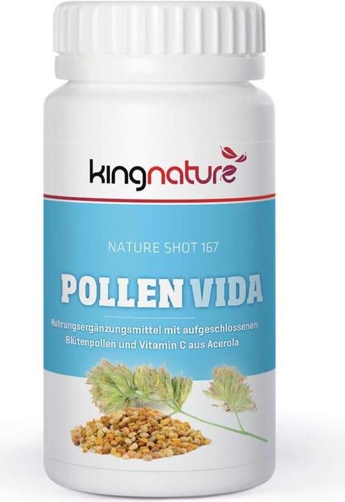 Actual product image Kingnature Pollen Vida capsule (90 Piece, Capsules, 500 g)