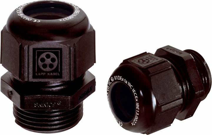 Actual product image Lapp Cable gland ATEX SKINTOP M20 x 1.5 7...13 mm x 9 mm Polyamide black IP68 (SKINTOP K-M 20X1,5