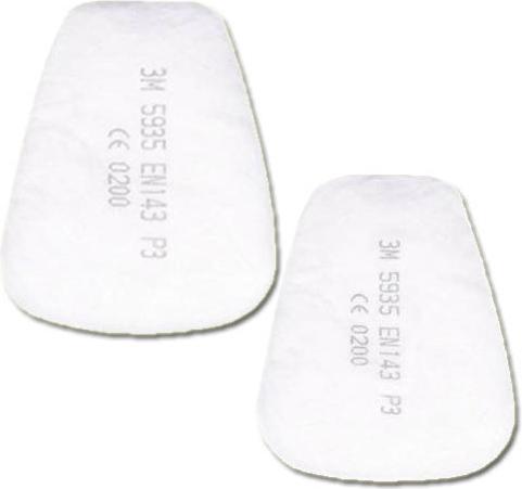 Image du produit 3M Filtre à particules pour utilisation avec le respirateur série 5000 5935 (P3 R, 2 x)