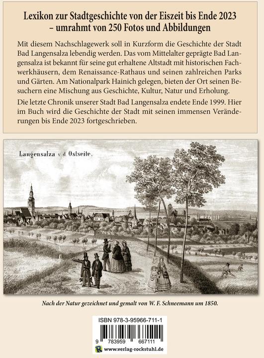 Produktbild Bad Langensalza - Lexikon zur Stadtgeschichte (Deutsch, Harald Rockstuhl, 2024)